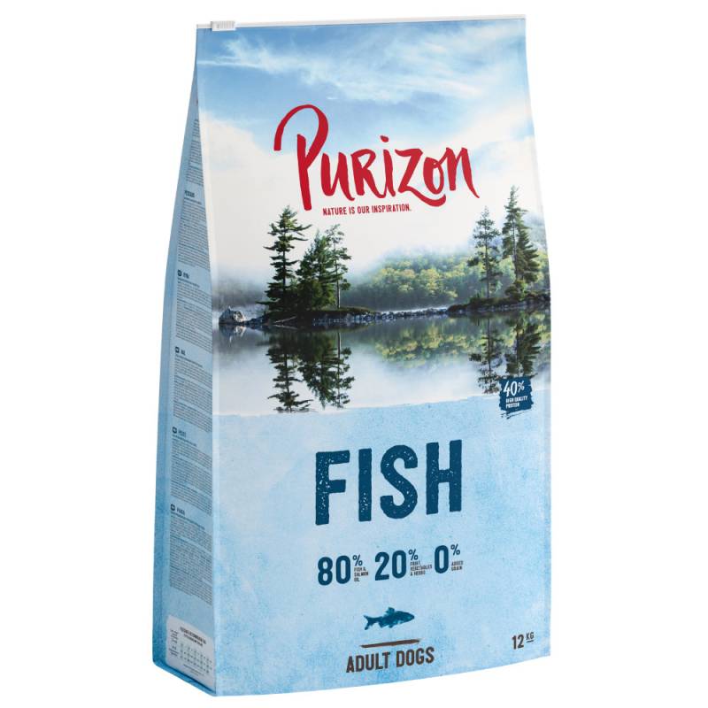 Purizon Fisch Adult - getreidefrei - Sparpaket: 2 x 12 kg von Purizon
