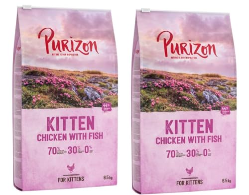 Purizon GroßhandelPL Kitten Huhn & Fisch Katzen Trockenfutter 2 x 6,5kg von Purizon