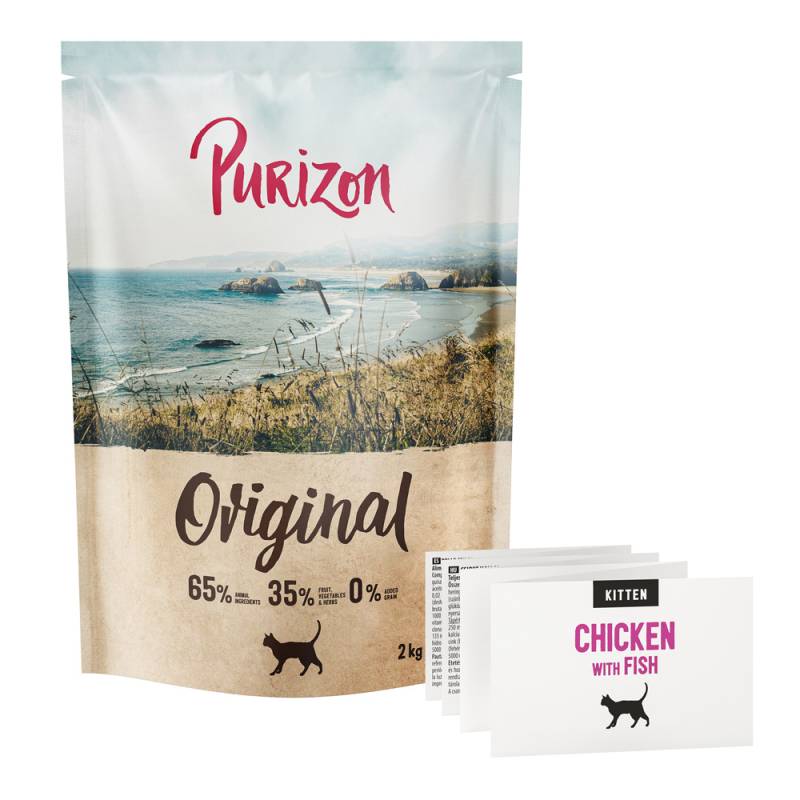 Purizon Kitten Huhn & Fisch - getreidefrei - NEU: 2 kg von Purizon