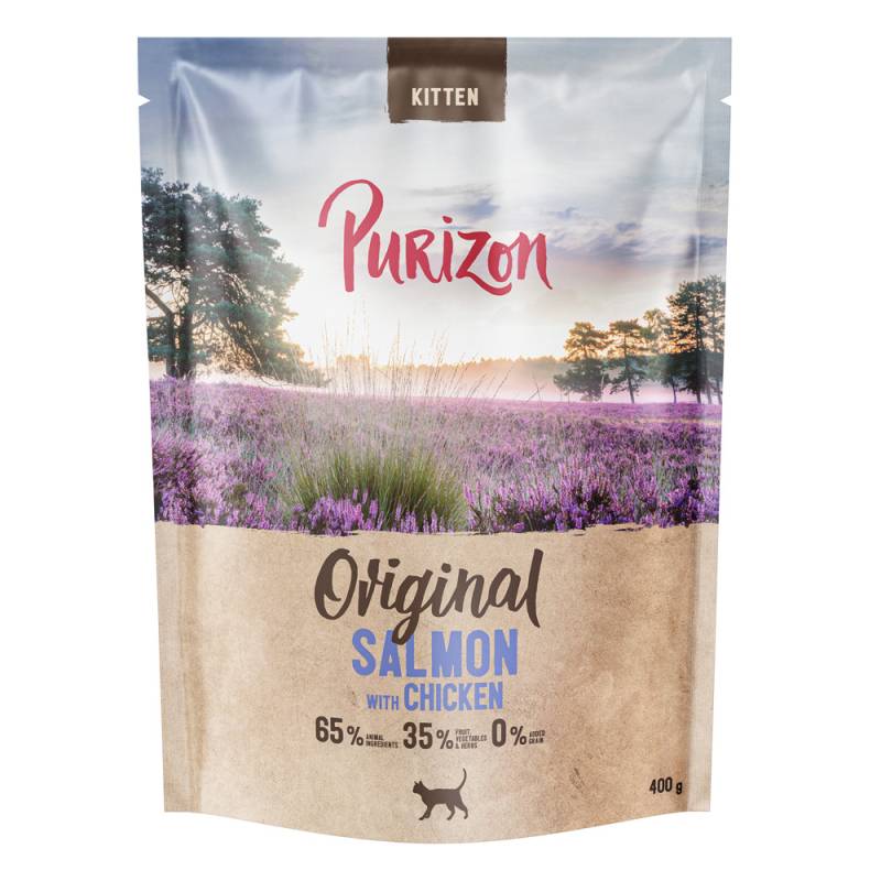 Purizon Kitten Lachs mit Huhn - getreidefrei - NEU: 400 g Purizon Kitten Lachs mit Huhn - getreidefrei - NEU: 400 g von Purizon