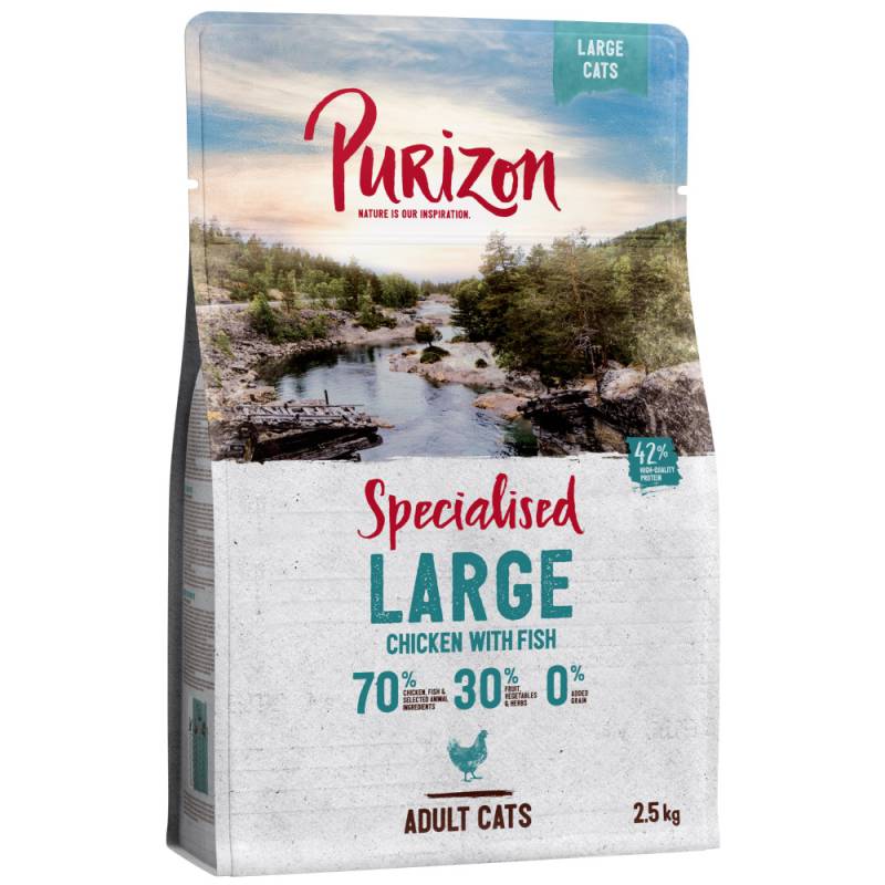 Purizon Large Adult Huhn & Fisch - getreidefrei  - 2,5 kg von Purizon