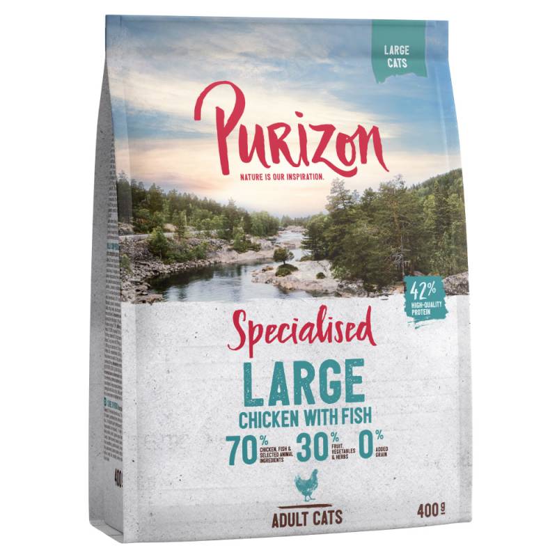 Purizon Large Adult Huhn & Fisch - getreidefrei  - 400 g von Purizon