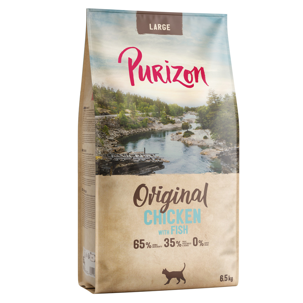 Purizon Large Adult Huhn & Fisch - getreidefrei  - NEU: Sparpaket 2 x 6,5 kg von Purizon