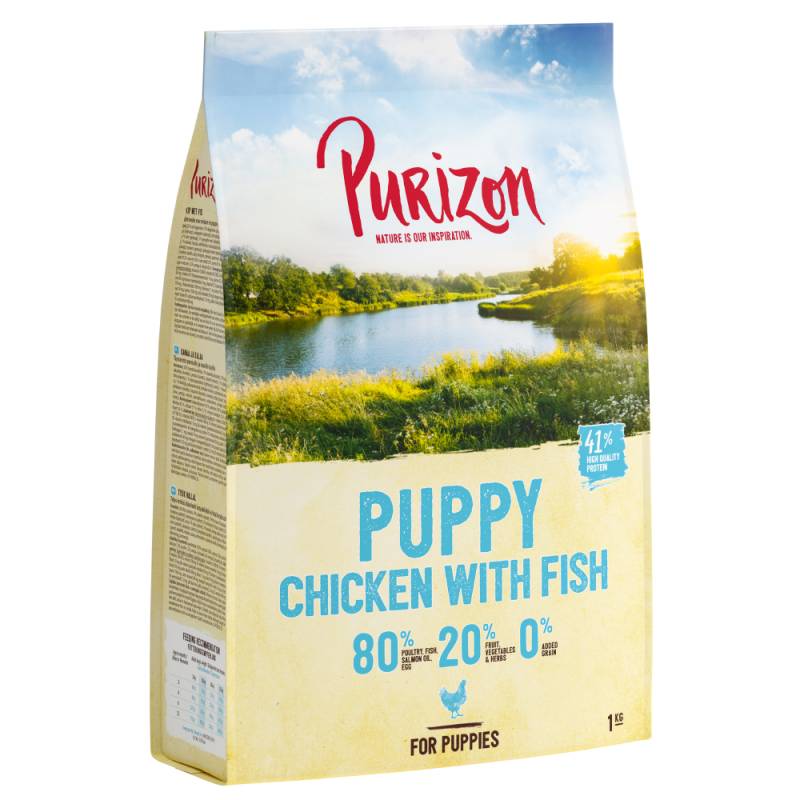Purizon Puppy Huhn mit Fisch - getreidefrei - 1 kg von Purizon