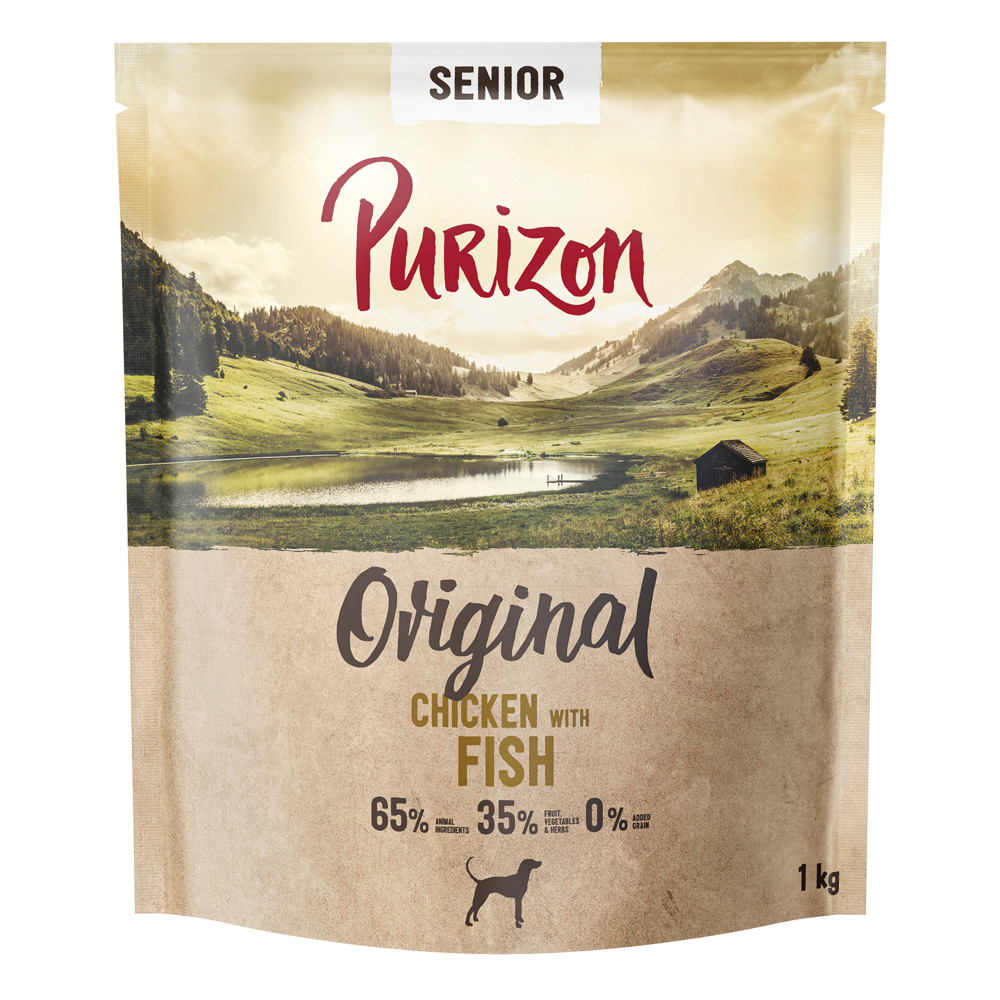 Purizon Senior Huhn mit Fisch - getreidefrei - Sparpaket: 4 x 1 kg NEU von Purizon