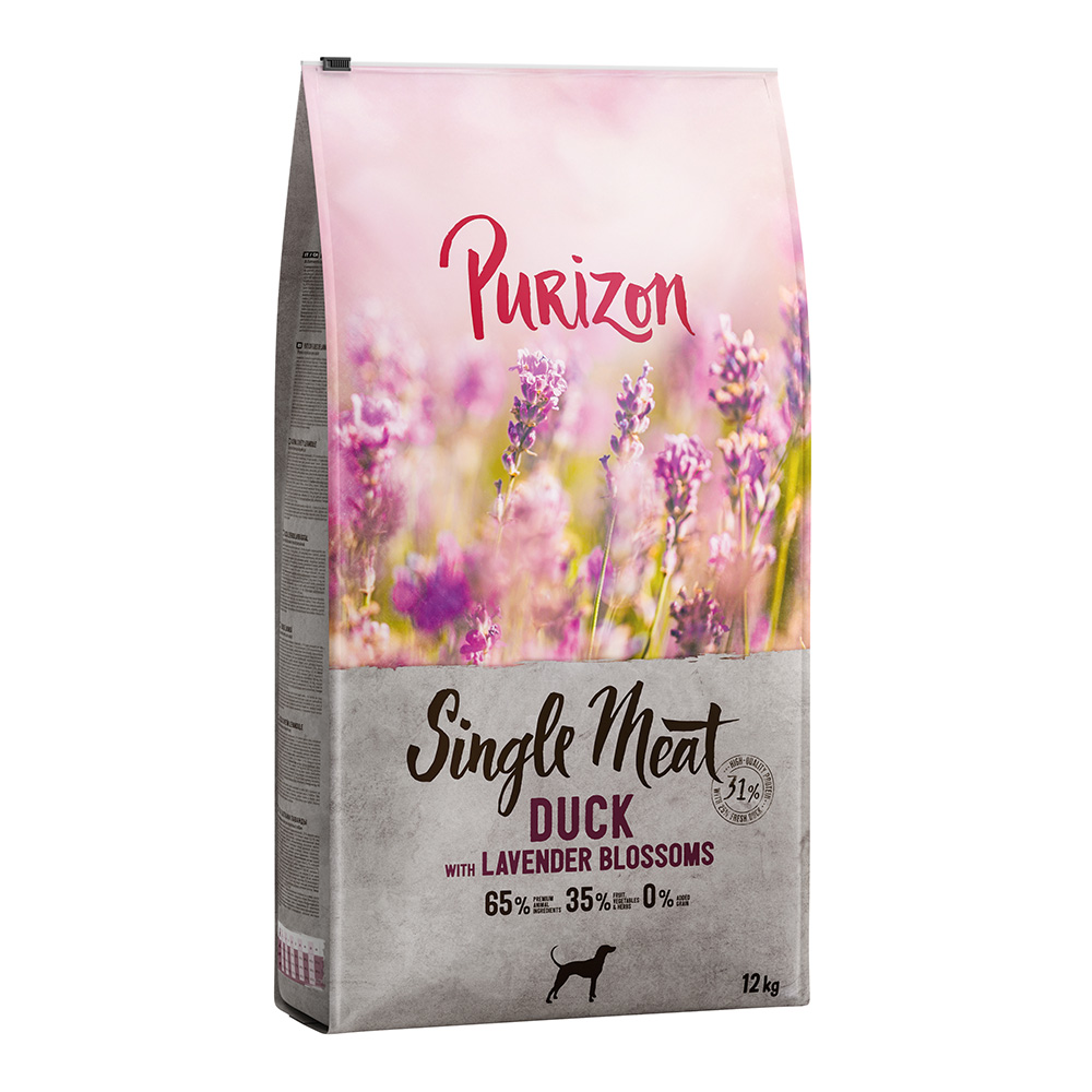 Purizon Single Meat Adult Ente mit Apfel und Lavendelblüten - 12 kg von Purizon