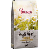 Purizon Single Meat Adult Huhn mit Kamilleblüten und Kürbis - 12 kg von Purizon