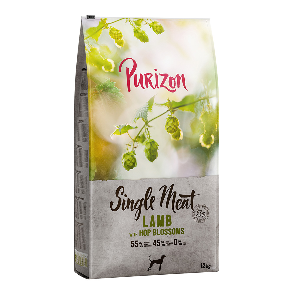 Purizon Single Meat Lamm mit Erbsen und Hopfenblumen - 12 kg von Purizon