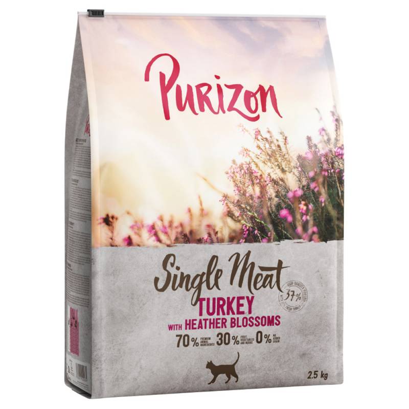 Purizon Single Meat Pute mit Heidekrautblüten - 2,5 kg von Purizon