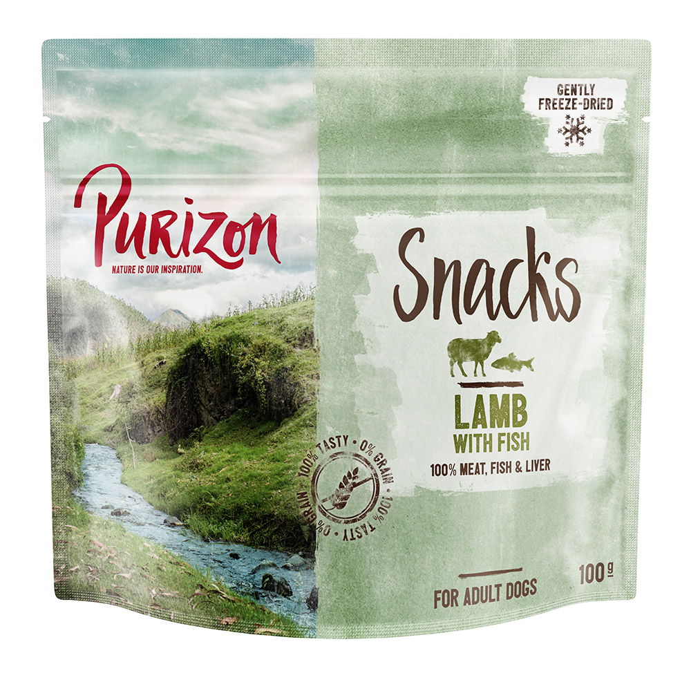 Purizon Snack Sparpaket 3 x 100 g - Lamm mit Fisch Purizon Snack Sparpaket 3 x 100 g - Lamm mit Fisch von Purizon