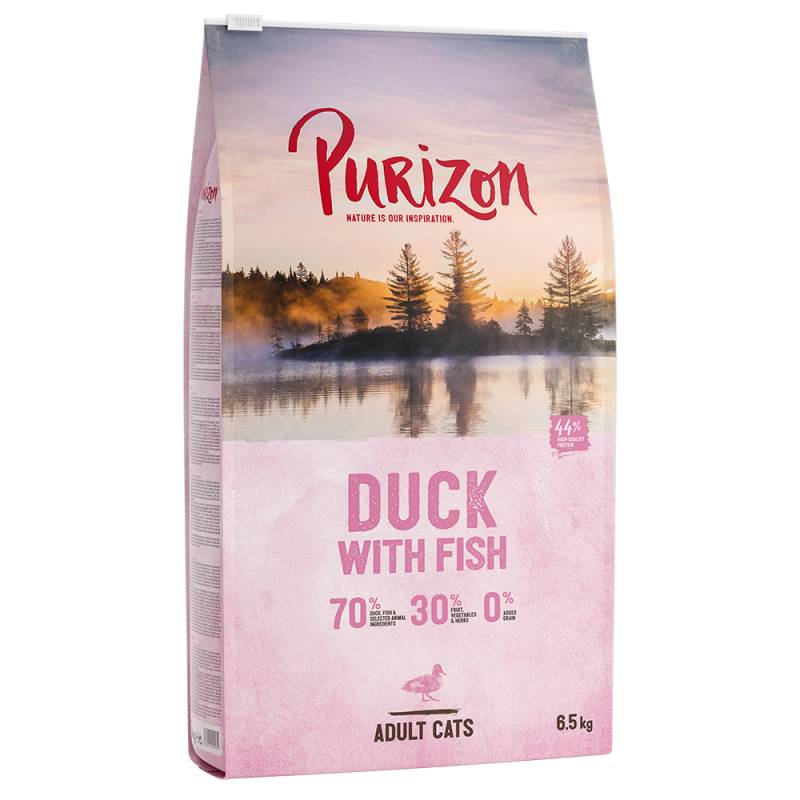 Purizon Sparpaket 2 x 6,5 kg - Adult Ente & Fisch von Purizon