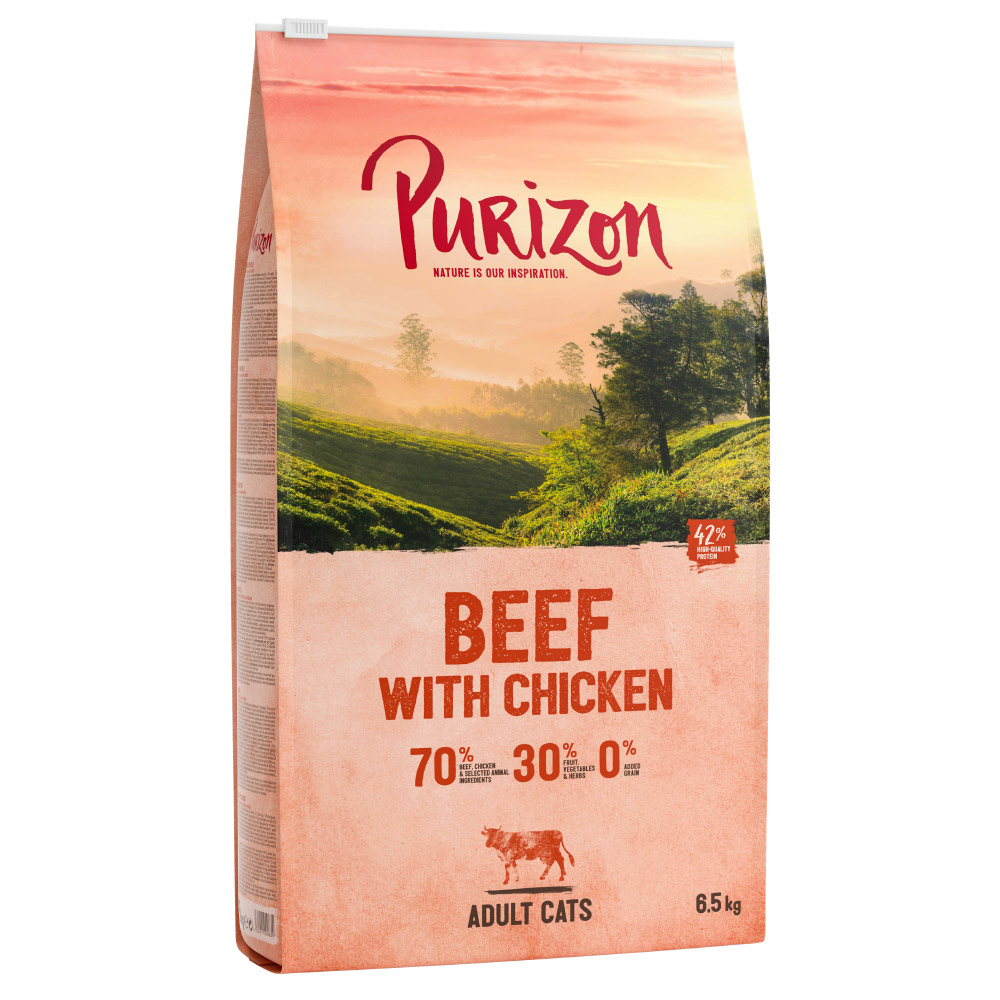 Purizon Sparpaket 2 x 6,5 kg - Adult Rind & Huhn von Purizon