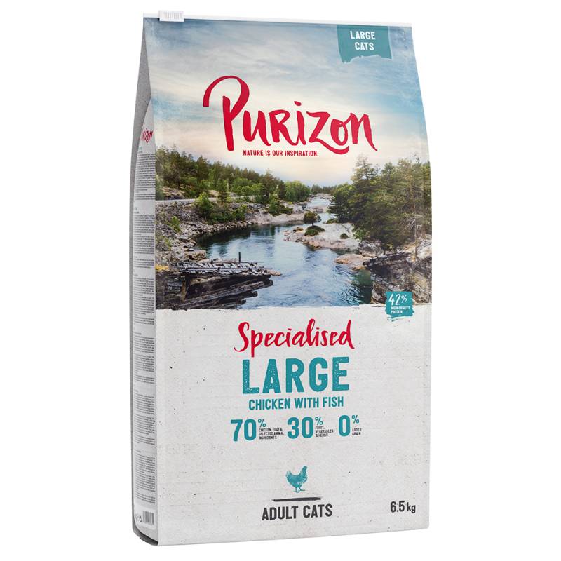 Purizon Sparpaket 2 x 6,5 kg - Large Adult Huhn & Fisch von Purizon