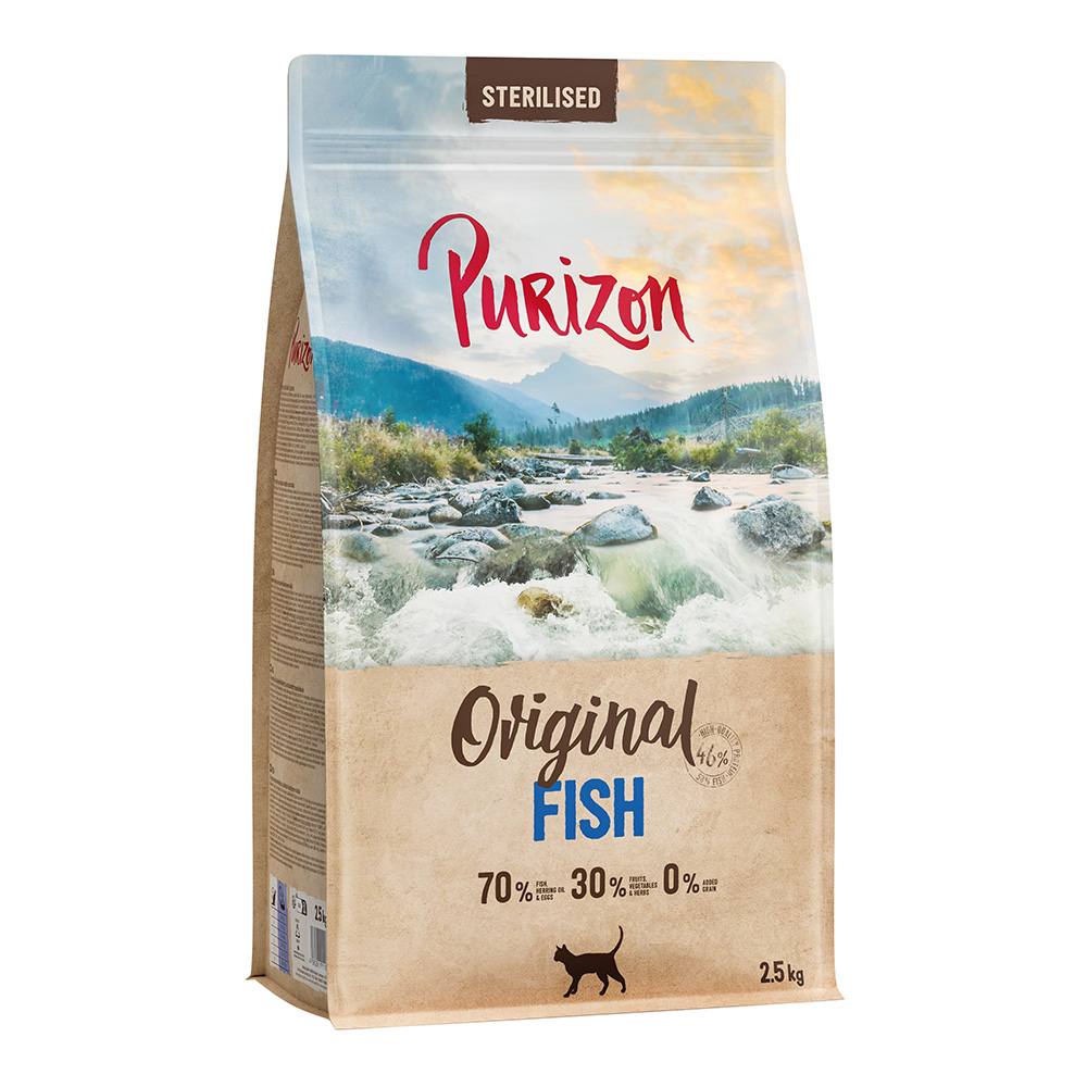 Purizon Sterilised Adult Fisch - getreidefrei - 2,5 kg von Purizon