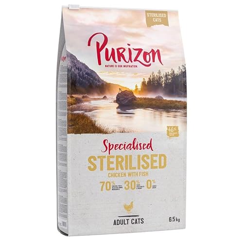 Purizon Sterilised Adult Huhn & Fisch | Katzenfutter trocken | Geringer Fettgehalt | hoher Proteingehalt | viel frischem Huhn | 0% Getreide | 6,5 KG Purizon Sterilised Adult Huhn & Fisch | Katzenfutter trocken | Geringer Fettgehalt | hoher Proteingehalt | viel frischem Huhn | 0% Getreide | 6,5 KG von Purizon