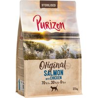Purizon Sterilised Adult Lachs mit Huhn - getreidefrei - 2,5 kg von Purizon