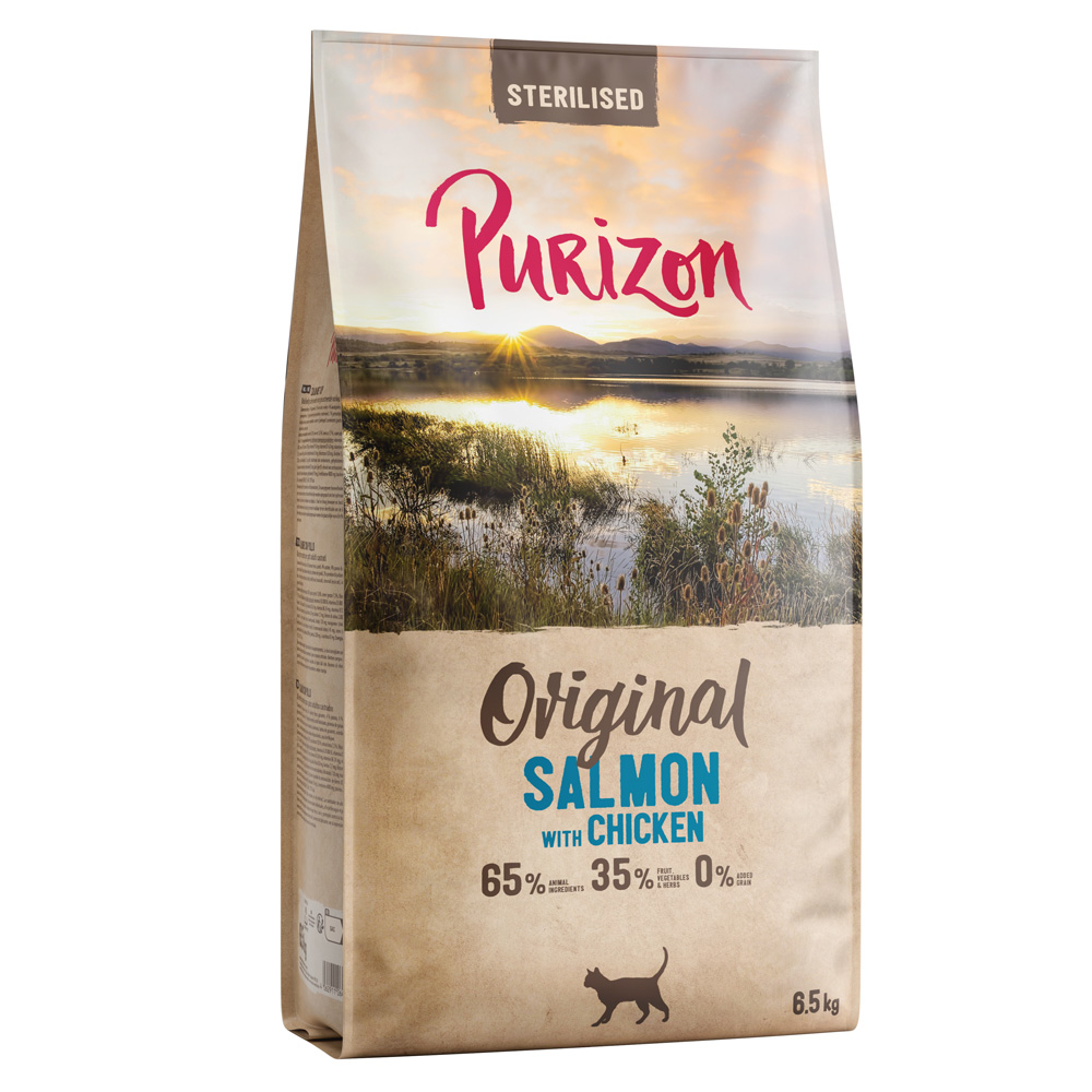 Purizon Sterilised Adult Lachs mit Huhn - getreidefrei - NEU: 6.5 kg von Purizon