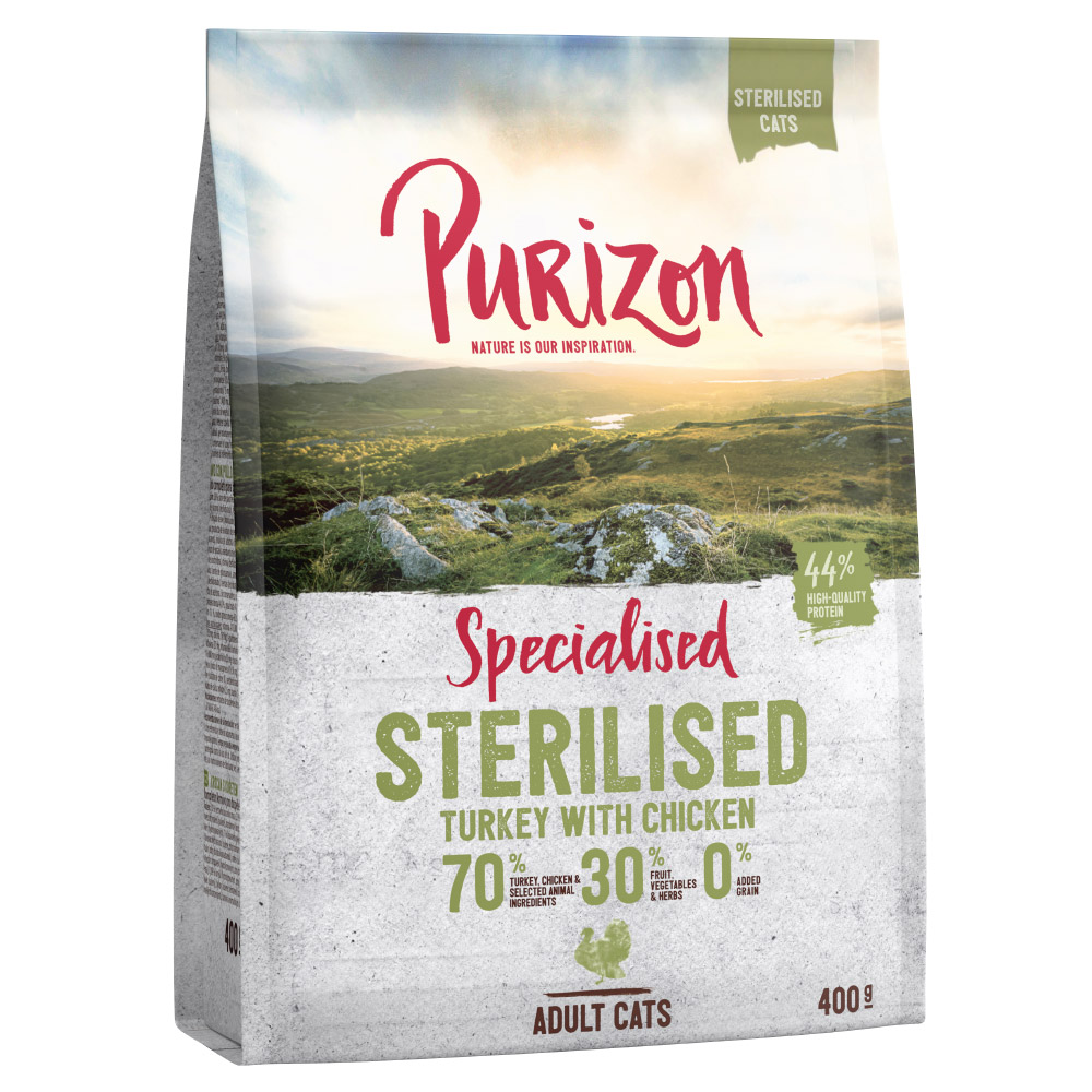 Purizon Sterilised Adult Truthahn & Huhn - getreidefrei - 400 g von Purizon