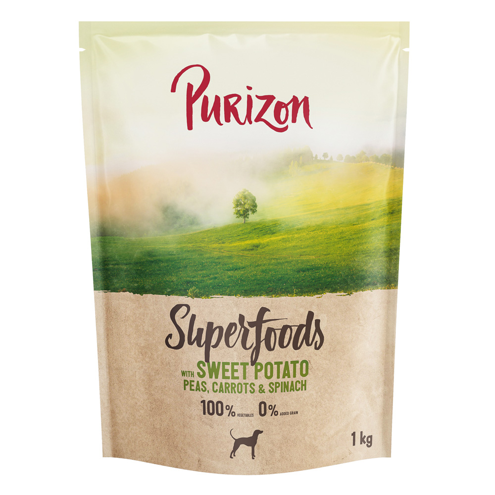 Purizon Superfoods Veggie Süßkartoffeln mit Erbsen, Karotten & Spinat - 4 x 1 kg Purizon Superfoods Veggie Süßkartoffeln mit Erbsen, Karotten & Spinat - 4 x 1 kg von Purizon