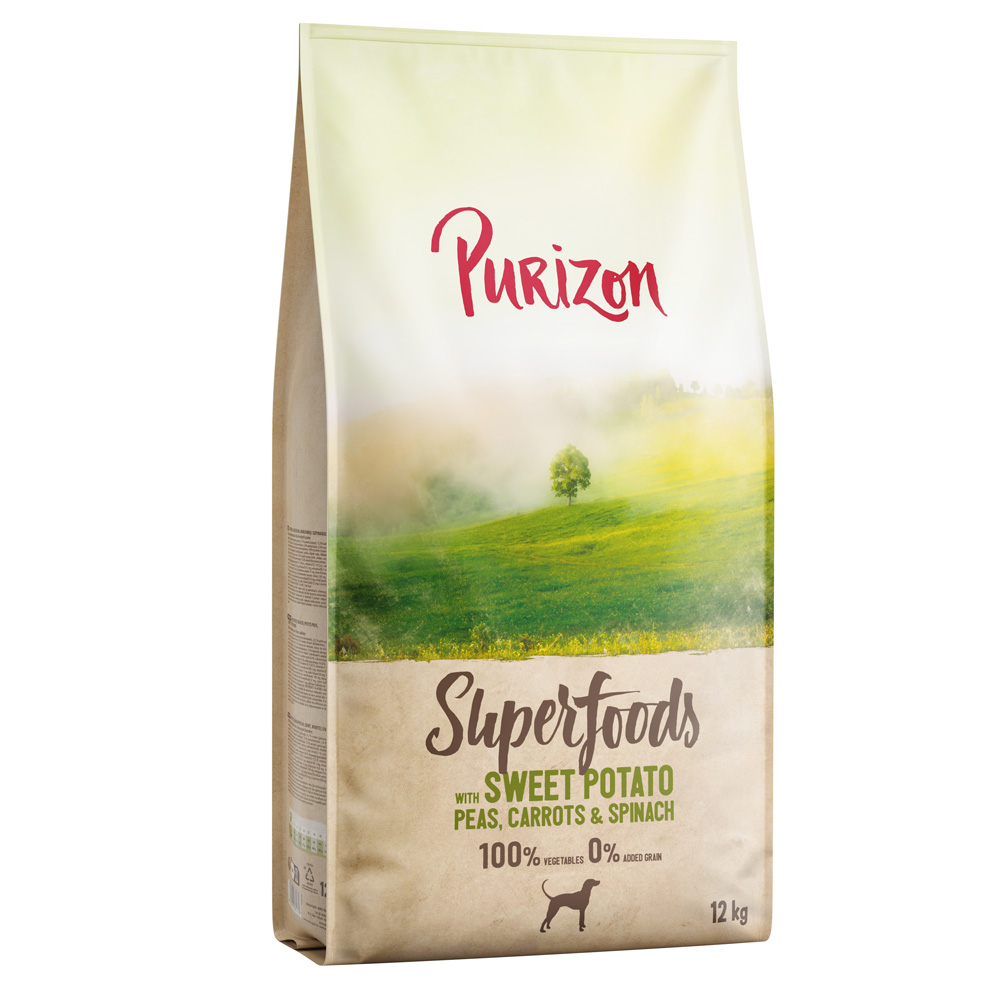 Purizon Superfoods Veggie Süßkartoffeln mit Erbsen, Karotten & Spinat - Sparpaket: 2 x 12 kg Purizon Superfoods Veggie Süßkartoffeln mit Erbsen, Karotten & Spinat - Sparpaket: 2 x 12 kg von Purizon