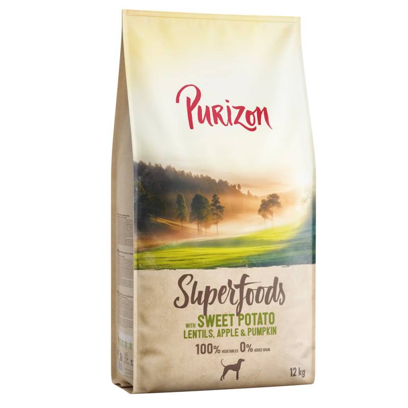 Purizon Superfoods Veggie Süßkartoffeln mit Linsen, Apfel & Kürbis - 12 kg von Purizon
