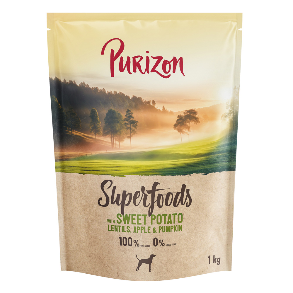 Purizon Superfoods Veggie Süßkartoffeln mit Linsen, Apfel & Kürbis - 4 x 1 kg von Purizon