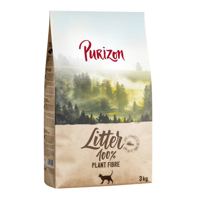 Purizon pflanzliche Katzenstreu - 8 L von Purizon
