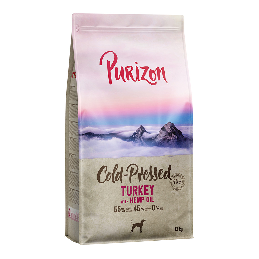 Sparpaket Purizon 2 x 12 kg - Coldpressed: Pute mit Hanföl von Purizon