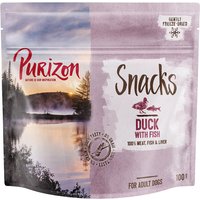 Sparpaket Purizon Hundesnack 3 x 100 g - Ente mit Fisch von Purizon