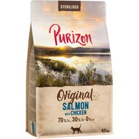 Sparpaket Purizon getreidefrei 2 x 6,5 kg - Adult Sterilised Lachs mit Huhn von Purizon