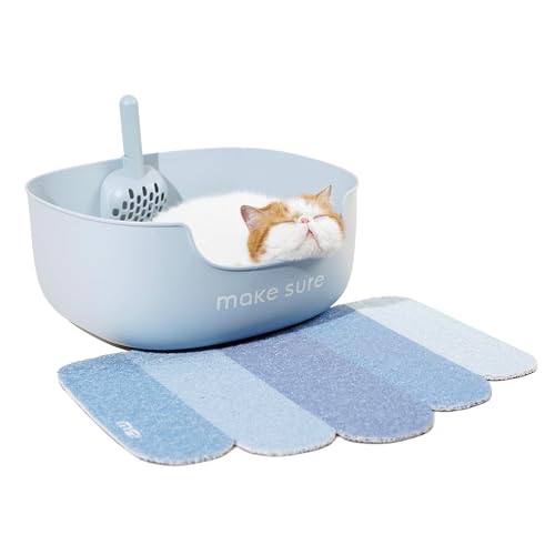 Purpurra – LITE Katzentoilette mit Streuschaufel, 3 Farben (Blau) von Purpurra