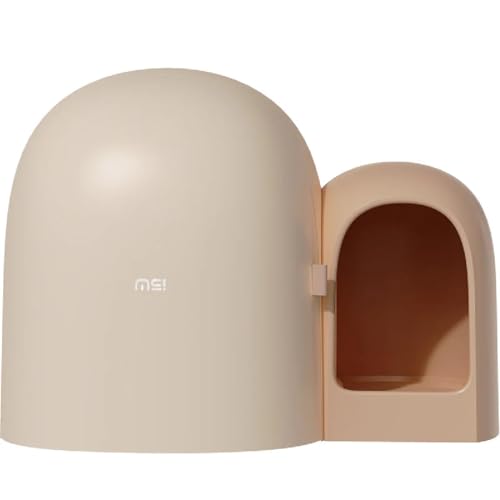 Purpurra – Max Katzentoilette mit Gitterrost-Vorleger, 3 Farben (Khaki) von Purpurra
