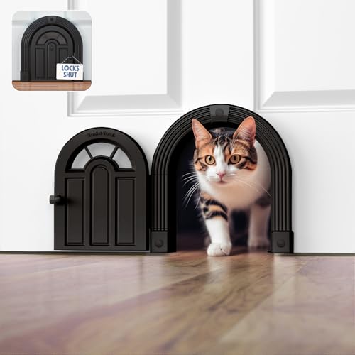 Katzentür für Innentür – Design ohne Klappe für Katzen bis zu 9 kg, einfache Selbstmontage, sichere Installation in Minuten, kein Training erforderlich Katzentür für Innentür – Design ohne Klappe für Katzen bis zu 9 kg, einfache Selbstmontage, sichere Installation in Minuten, kein Training erforderlich von Purrfect Portal