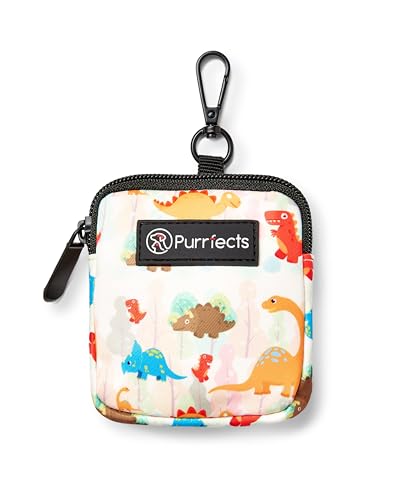 Purrfects Leckerli-Beutel mit Clip, Dino-Druck, Leckerli-Tasche für Hundetraining von Purrfects
