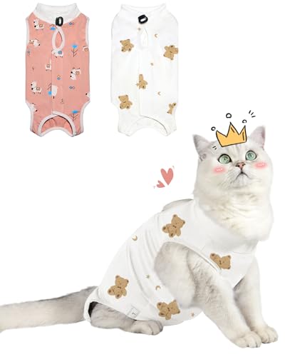 Purrpurrpets Katzen-Spay Recovery Suit weiblich, atmungsaktiver Katzen-Einteiler für Katzen nach Operationen, weiblich, Kätzchen-Operation, Erholungsanzug für Bauchwunden Purrpurrpets Katzen-Spay Recovery Suit weiblich, atmungsaktiver Katzen-Einteiler für Katzen nach Operationen, weiblich, Kätzchen-Operation, Erholungsanzug für Bauchwunden von Purrpurrpets