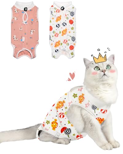 Purrpurrpets Katzen-Spay Recovery Suit weiblich, atmungsaktiver Katzen-Einteiler für Katzen nach Operationen, weiblich, Kätzchen-Operation, Erholungsanzug für Bauchwunden Purrpurrpets Katzen-Spay Recovery Suit weiblich, atmungsaktiver Katzen-Einteiler für Katzen nach Operationen, weiblich, Kätzchen-Operation, Erholungsanzug für Bauchwunden von Purrpurrpets