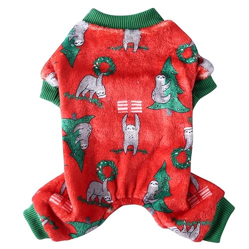 Hundepullover Grosse Hunde Weihnachten Winter Warmer Hund Katze Pullover Kleidung Haustier Mantel Kostüm Welpenpullover Pullover Bekleidung für kleine mittelgroße Hunde Haustierpullover (04-E, L) von Pursuit-W