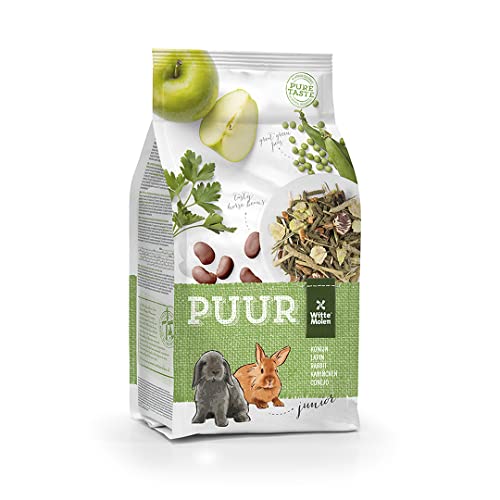 Puur Futter Junior für Junge (Zwerg-) Kaninchen, 1er Pack (1 x 600 g) von Puur