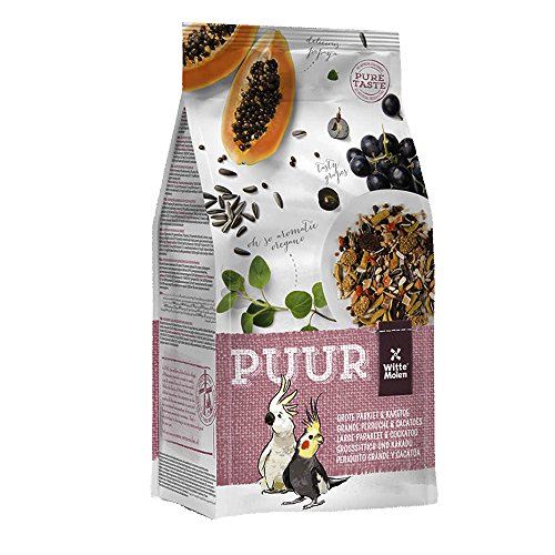 Puur Futter für Grosssittich & Kakadu, 1er Pack (1 x 2 kg) von Witte Molen