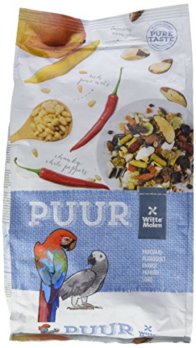 Witte Molen Puur Futter für Papagei, 1er Pack (1 x 2 kg) von Witte Molen