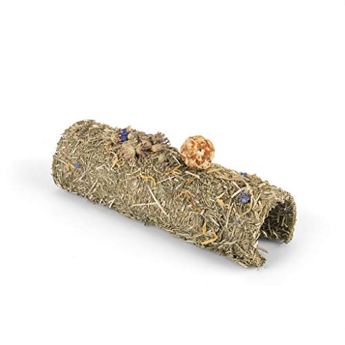 PUUR Heu-Tunnel-Parsel/Blumen, 60 g, für kleine Tiere, Hamster, Ratten, Rennmäuse, Degu, Packung mit PUUR Heu-Tunnel-Parsel/Blumen, 60 g, für kleine Tiere, Hamster, Ratten, Rennmäuse, Degu, Packung mit von Puur