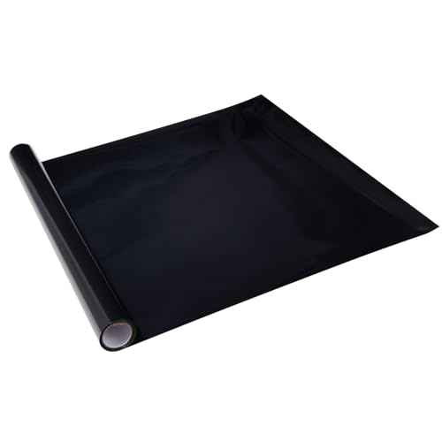 Puwaiio Aquarium-Tapete, statisch haftend, schwarzer Hintergrund für Aquarien, Poster, Hintergrund für Aquarium von Puwaiio