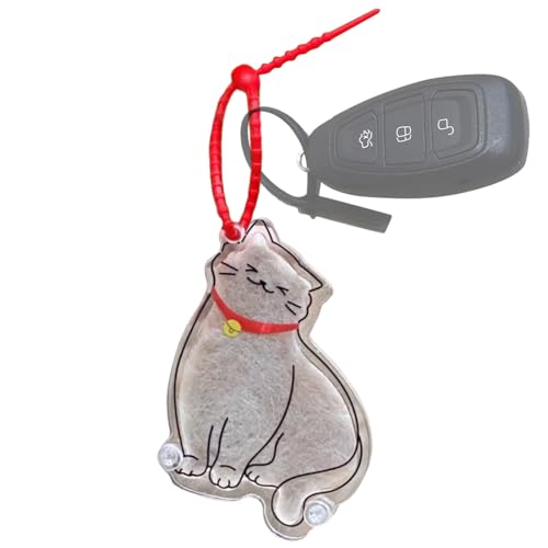 Puwaiio Hund Haarschmuck | Hundehaar Erinnerungsstück - Niedlicher Acryl Anhänger Mit Nachfüllfunktion Für Handtasche Damen Tier Rucksack von Puwaiio