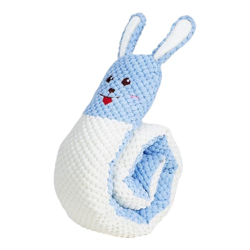 Puwaiio Hundequietschende Spielzeug, Hundespielzeug Aggressive,Ausgestopfte Hundespielzeug für Aggressive | Soft Squeaker Dinosaur Bunny Plüschpuppe, interaktiv von Puwaiio