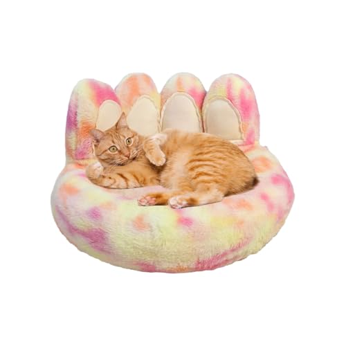 Puwaiio Kleines Hundebett - Haustierbett für Welpen und Katzen mit Antirutsch Boden,Weicher Schlafplatz Sofa Für Innen Außen Käfig Wohnzimmer Terrasse von Puwaiio