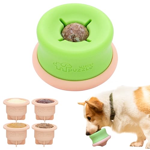 Puzzle Feeder Hunde-Puzzle-Spielzeug, interaktives Anreicherungs-Hundespielzeug für geistige Stimulation, langsames Füttern, Leckerli-Dosierung und gefrierbarer Spaß, um sie zu beschäftigen, Rosa Puzzle Feeder Hunde-Puzzle-Spielzeug, interaktives Anreicherungs-Hundespielzeug für geistige Stimulation, langsames Füttern, Leckerli-Dosierung und gefrierbarer Spaß, um sie zu beschäftigen, Rosa von Puzzle Feeder