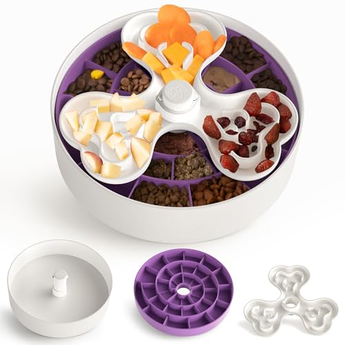 Puzzle Feeder Slow Feeder Hundenäpfe für große Rassen, abnehmbare Design-Hundenäpfe mit 4 langsamen Fütterungsmodi, geeignet für Trocken-, Nass- und Rohfutter, Stressabbau und spülmaschinenfest Puzzle Feeder Slow Feeder Hundenäpfe für große Rassen, abnehmbare Design-Hundenäpfe mit 4 langsamen Fütterungsmodi, geeignet für Trocken-, Nass- und Rohfutter, Stressabbau und spülmaschinenfest von Puzzle Feeder