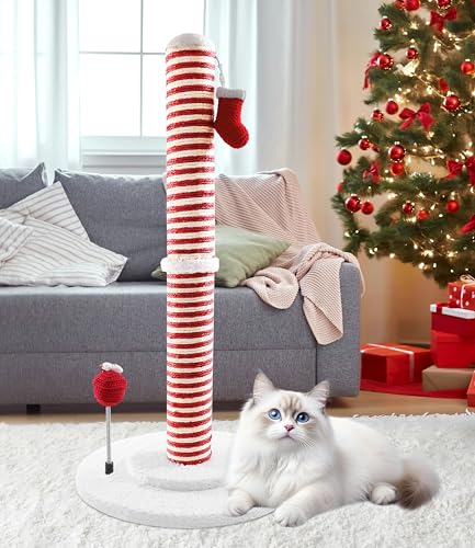 PuzzlePaw Weihnachtskratzbaum für Katzen, Weihnachtskratzbaum für Indoor-Katzen, Aktivitäts-Katzenbaum, Spielcenter mit Weihnachtsmannsocken, Spielzeug und Geschenkbox PuzzlePaw Weihnachtskratzbaum für Katzen, Weihnachtskratzbaum für Indoor-Katzen, Aktivitäts-Katzenbaum, Spielcenter mit Weihnachtsmannsocken, Spielzeug und Geschenkbox von PuzzlePaw