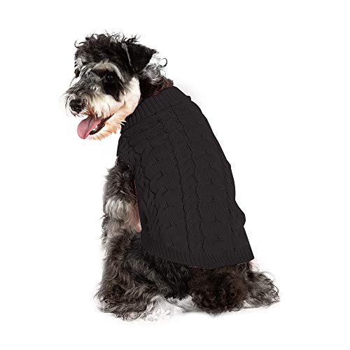 Hundepullover,Winterwärmer Hund Kleidung Welpenpullover Bekleidung für Kleine Mittelgroße Hunde Haustierpullover von Pvnoocy
