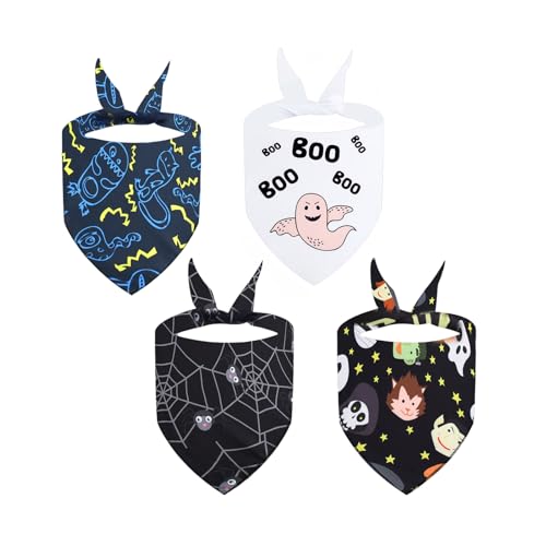 4pcs Halloweens Haustier Bandanas Dreiecks Hund Schal Waschbarer Pet Halsercherchrief Accessoires Für Hunde Und Katzen Waschbare Hund Lätzchen 4pcs Halloweens Haustier Bandanas Dreiecks Hund Schal Waschbarer Pet Halsercherchrief Accessoires Für Hunde Und Katzen Waschbare Hund Lätzchen von Pyasuye